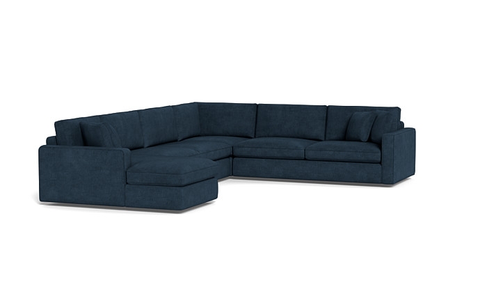 James 4-Piece 5-Seat Corner Chaise Sectional Left - Image 3