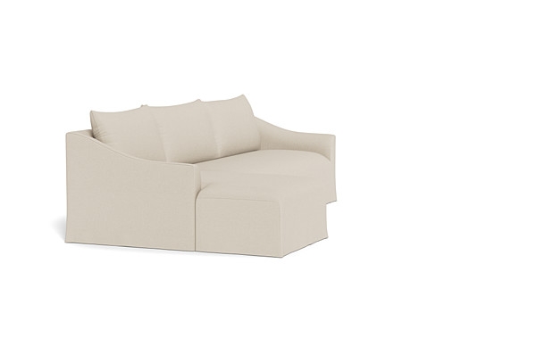 Dixon Slipcovered 3-Seat Left Chaise Sectional - Image 1