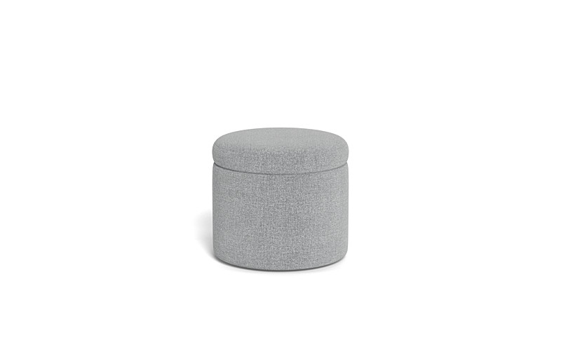 Colten Round Storage Stool Ottoman - Image 1