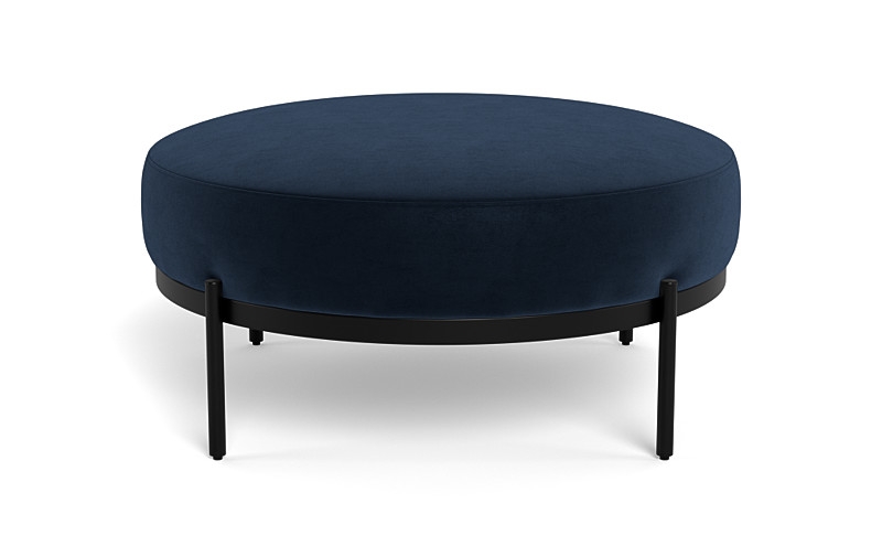 Kyle Round Coffee Table Ottoman - Image 0