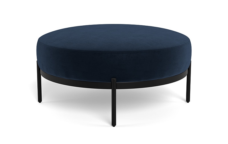 Kyle Round Coffee Table Ottoman - Image 4