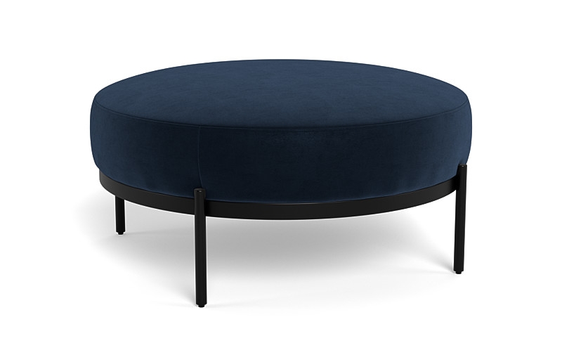 Kyle Round Coffee Table Ottoman - Image 3