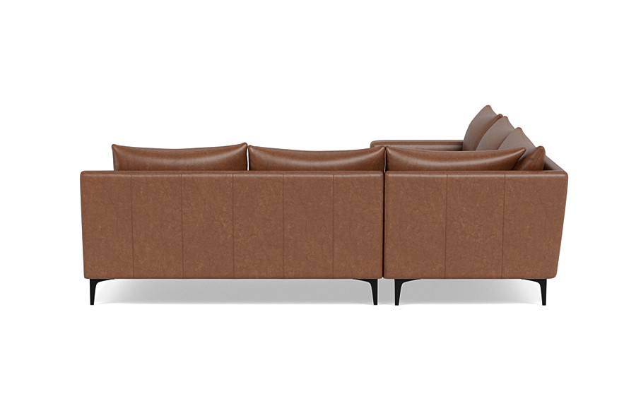 Sloan Leather 4-Seat Corner Sectional Sofa - Image 3