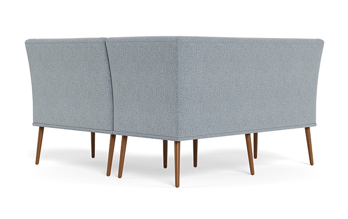 Dorian Upholstered Petite Left Banquette with Tufting Option - Image 3