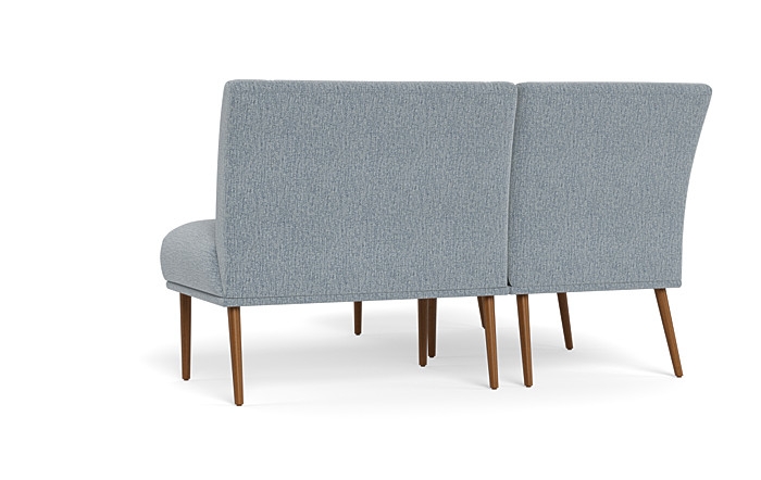 Dorian Upholstered Petite Left Banquette with Tufting Option - Image 1