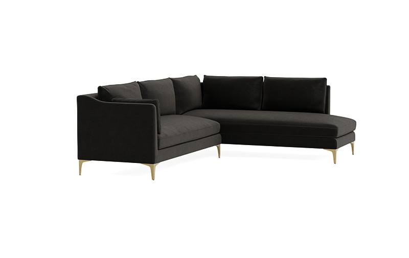 Caitlin 3-Seat  Bumper Sectional by The Everygirl® - Image 2