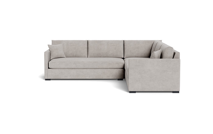 Scarlett 4-Seat Corner Sectional / Cement Performance Antimicrobial Chenille - Image 0
