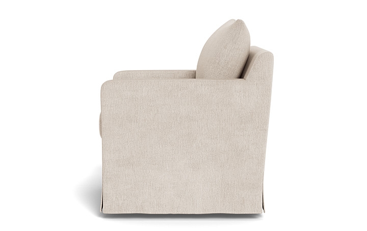 Sloan Slipcovered Swivel Chair - Image 3