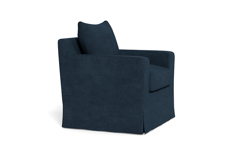 Sloan Slipcovered Petite Chair - Image 1