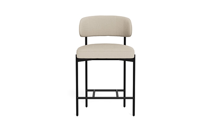 Hollis Metal Framed Upholstered Counter Stool - Image 0