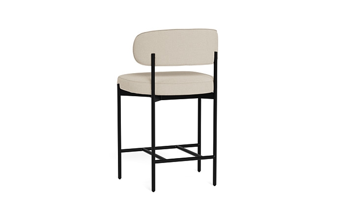 Hollis Metal Framed Upholstered Counter Stool - Image 4