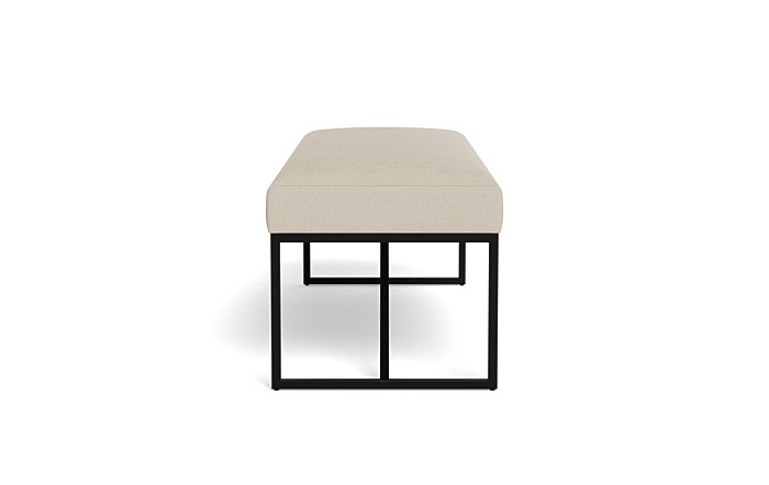 Otto Bench, 48", Black Legs - Image 3