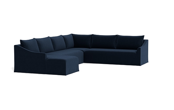 Dixon 4-Piece 5-Seat Corner Sectional with Left Chaise - Image 3