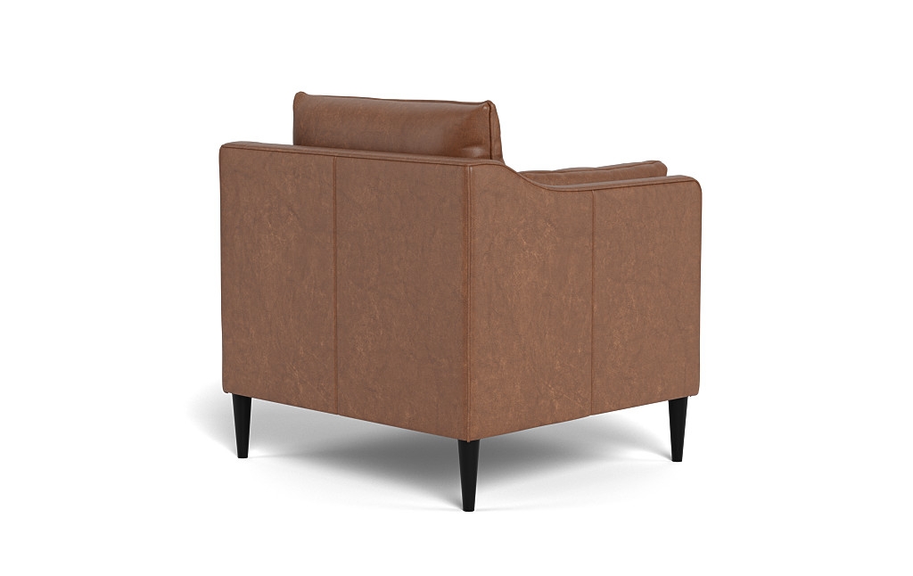 Caitlin Leather Petite Chair by The EverygirlÃ?Â® - Image 4