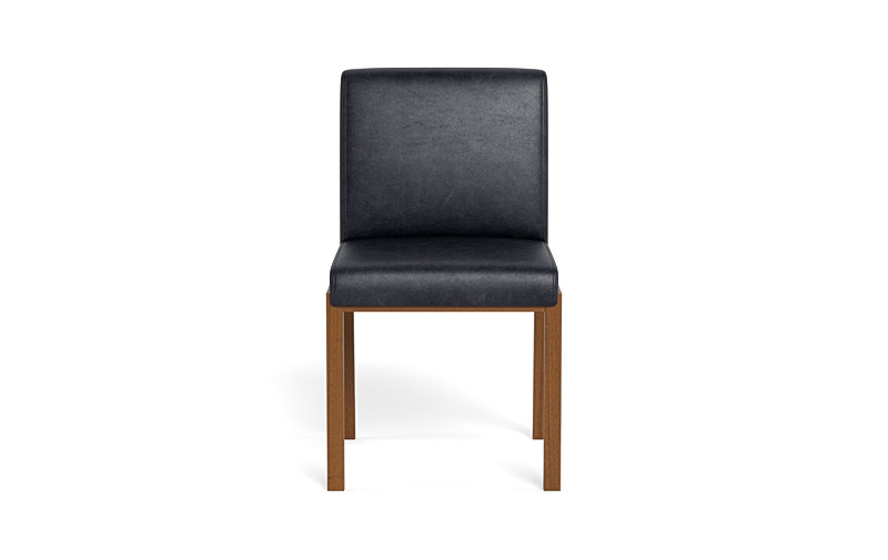 Callen Leather Wood Framed Upholstered Chair - Image 0