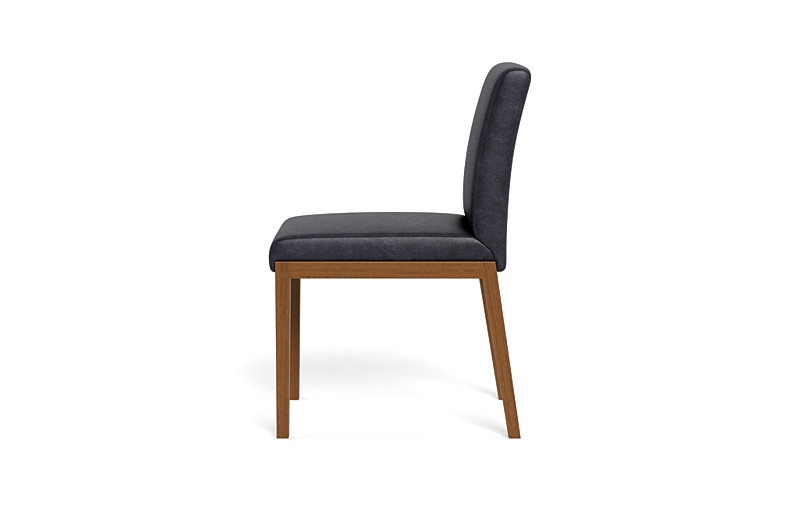Callen Leather Wood Framed Upholstered Chair - Image 1