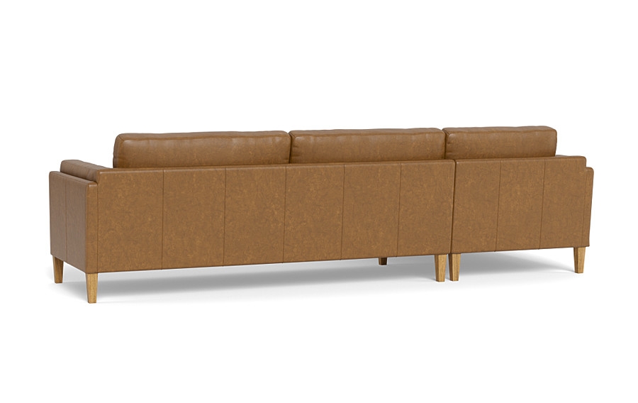 Gaby Leather 3-Seat  Chaise Sectional - Image 2