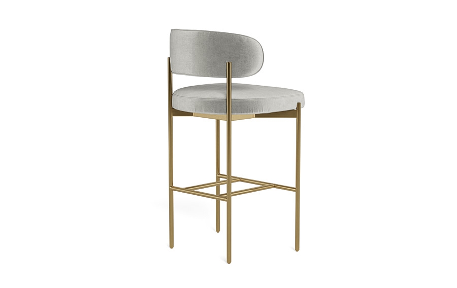 Hollis Metal Framed Upholstered Bar Stool - Image 4