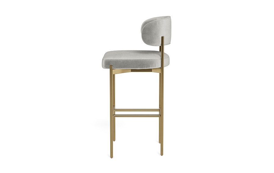 Hollis Metal Framed Upholstered Bar Stool - Image 1