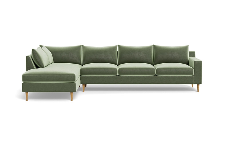 Sloan 4-Seat  Bumper Sectional - Image 0