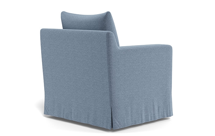 Sloan Slipcovered Swivel Chair - Image 1