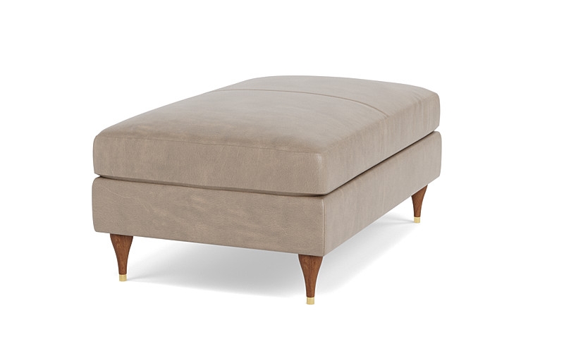 Sloan Leather Ottoman - Image 2