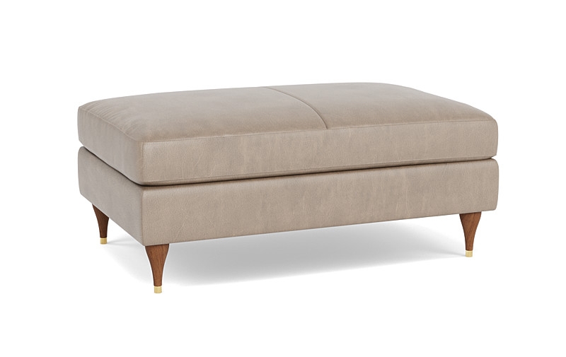 Sloan Leather Ottoman - Image 3