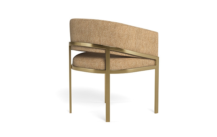 Mina Metal Framed Upholstered Chair - Image 1