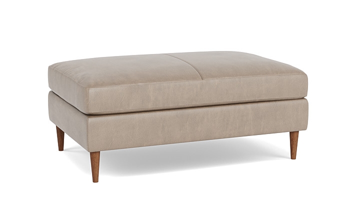Sloan Leather Ottoman - Image 3