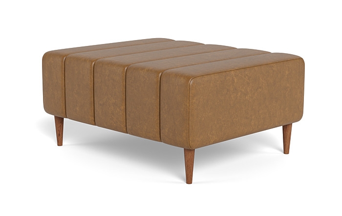 Lowen Leather Ottoman - Image 4