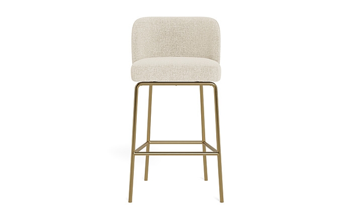 Graham Metal Framed Upholstered Bar Stool - Image 0
