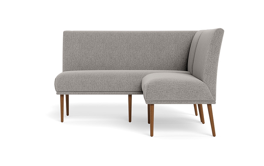 Dorian Upholstered Petite Left Banquette with Tufting Option - Image 4