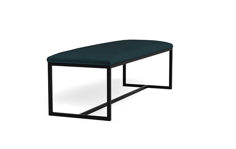 Fritz Metal Framed Upholstered Bench - Image 2