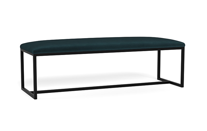 Fritz Metal Framed Upholstered Bench - Image 1