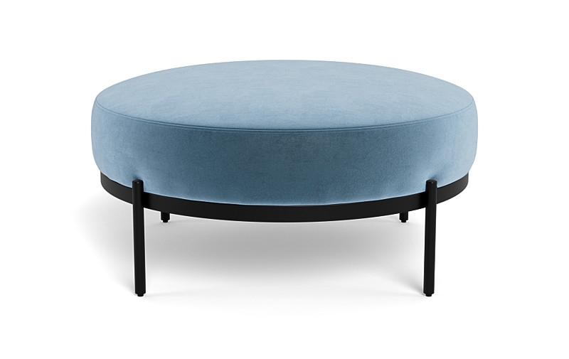 Kyle Round Coffee Table Ottoman - Image 2