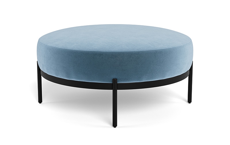 Kyle Round Coffee Table Ottoman - Image 0