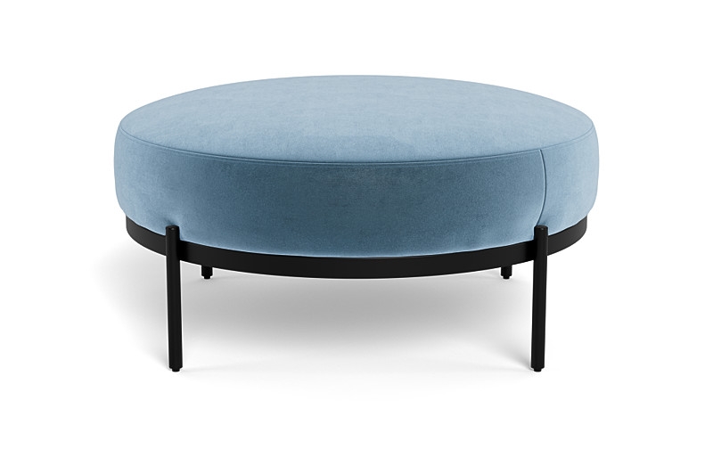 Kyle Round Coffee Table Ottoman - Image 3