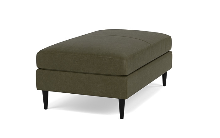 Sloan Leather Ottoman - Image 3