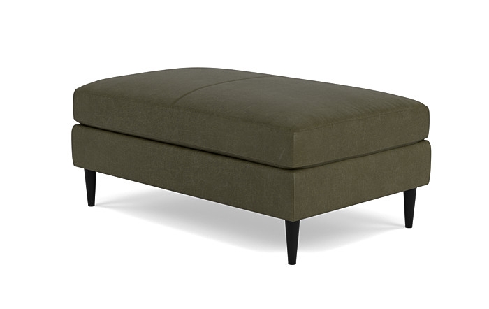 Sloan Leather Ottoman - Image 4