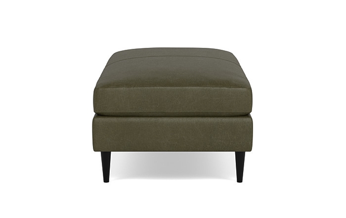 Sloan Leather Ottoman - Image 1