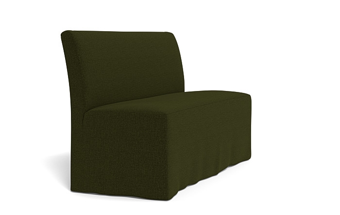 Dorian Slipcovered Dining Bench - Image 1