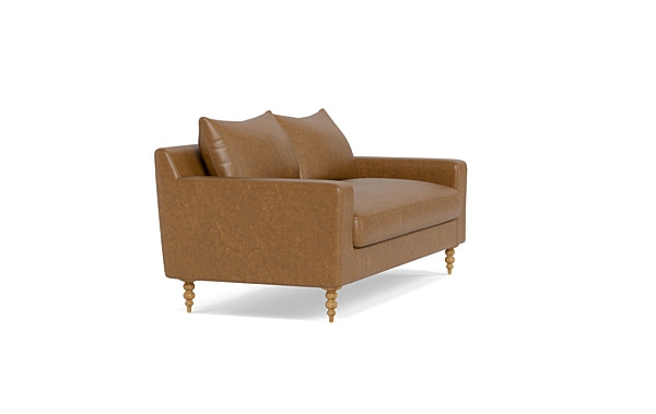 Sloan Leather Loveseat - Image 3