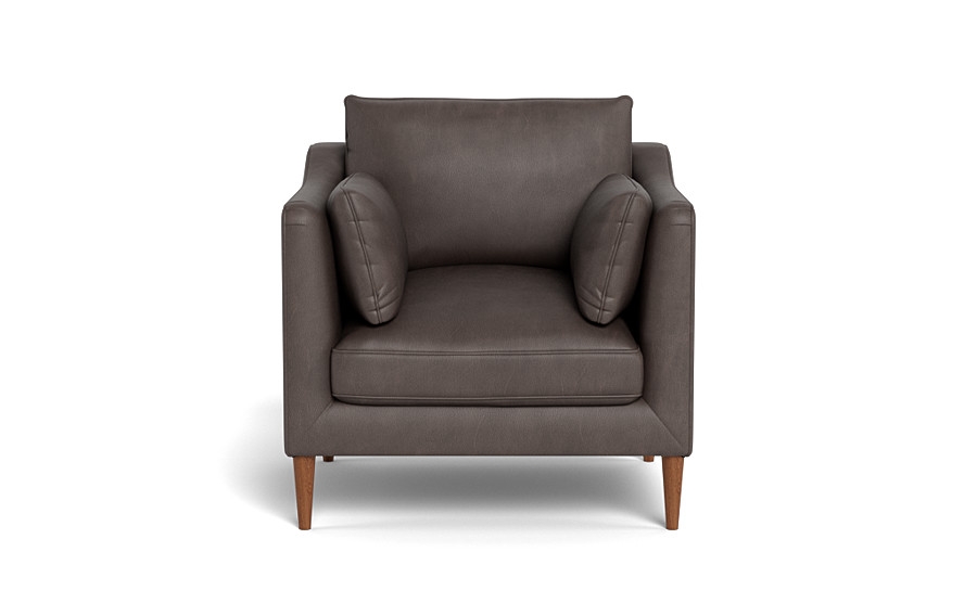 Caitlin Leather Petite Chair by The Everygirl® - Image 0