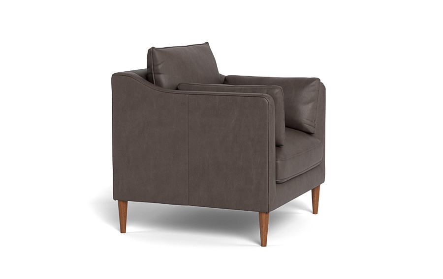 Caitlin Leather Petite Chair by The Everygirl® - Image 3