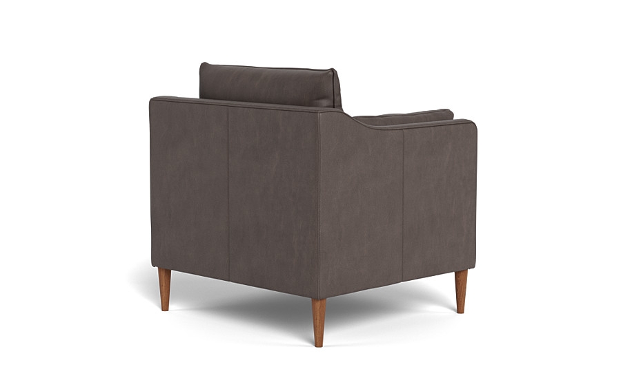 Caitlin Leather Petite Chair by The Everygirl® - Image 4