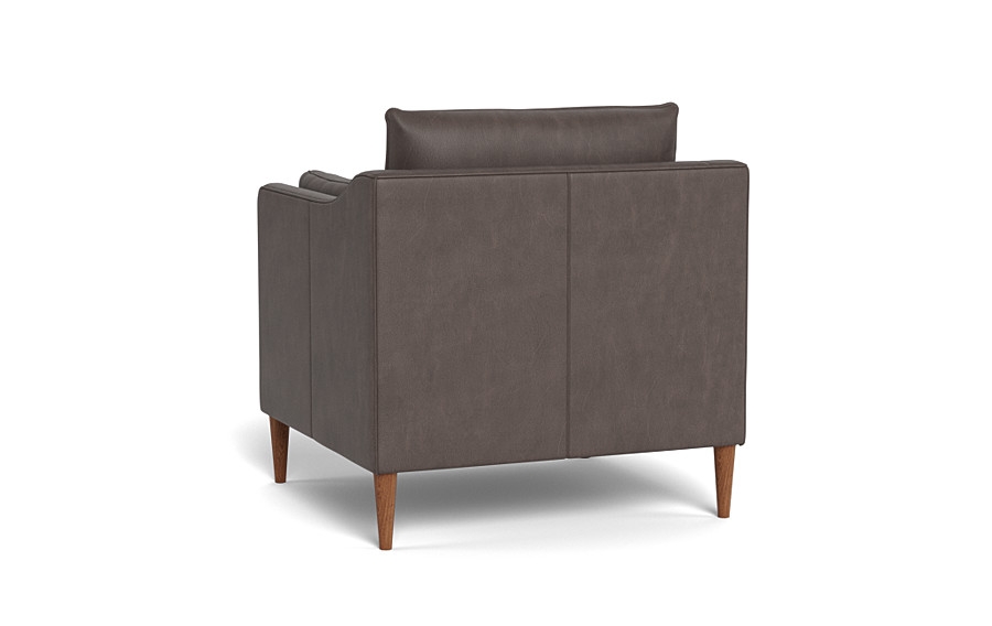 Caitlin Leather Petite Chair by The Everygirl® - Image 1