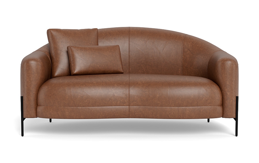 Fiona Leather Loveseat - Image 0
