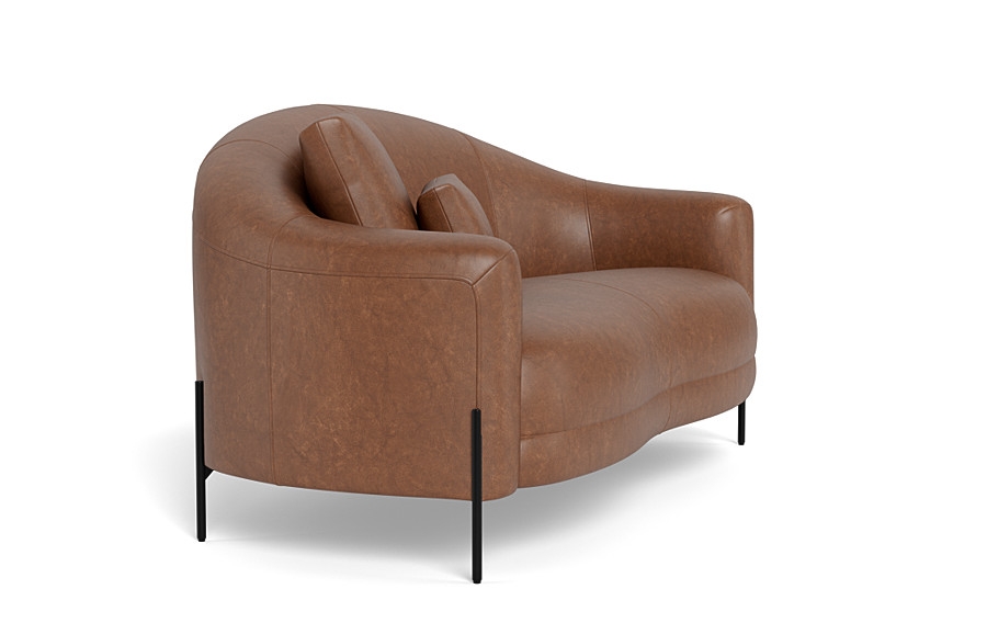Fiona Leather Loveseat - Image 2