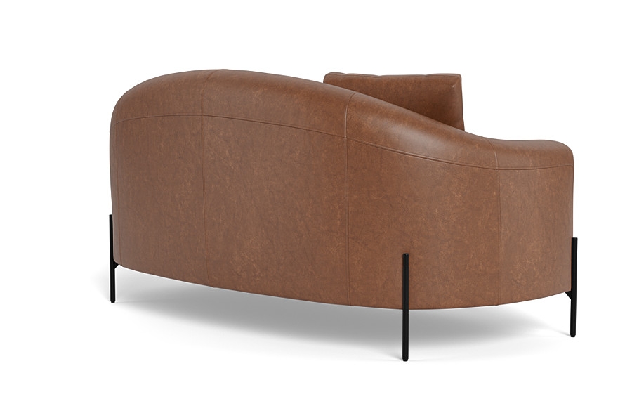 Fiona Leather Loveseat - Image 1
