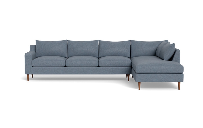 Sloan 4-Seat  Bumper Sectional - Image 0